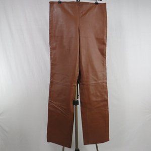 LOBI LOBI Caramel Leather Pants